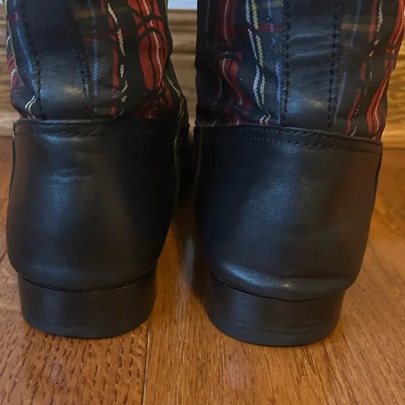 Coach Chrissi Tartan Plaid Knee-High Boots - Picture 6 of 11